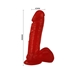 Picture of DILDO JELLY RED DONG 20 cm